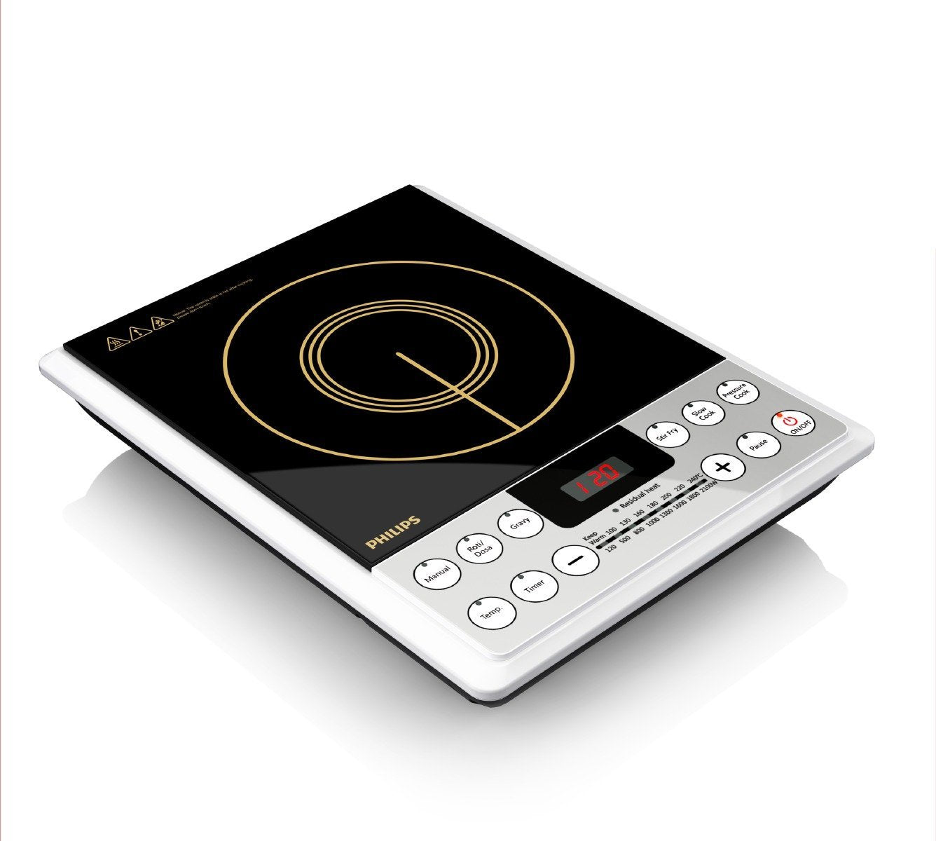 Philips Hd4929 2100-Watt Induction Cooktop