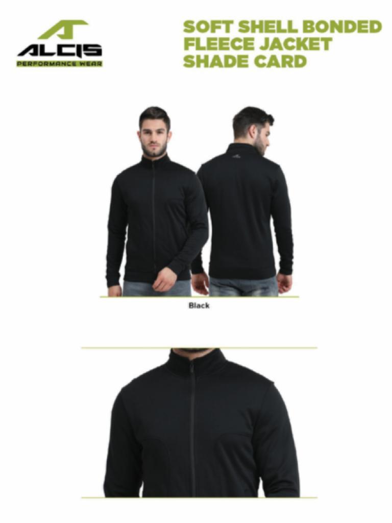 Alcis Soft Shell Bonded Fleece Jacket
