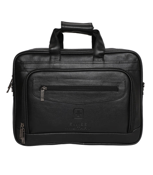 Swiss Military Premium Leatherette Laptop Sling Bag